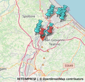 Mappa Via Tiburtina C, 65128 Pescara PE, Italia (3.57353)