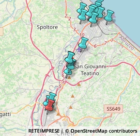 Mappa Via Tiburtina C, 65128 Pescara PE, Italia (4.56833)