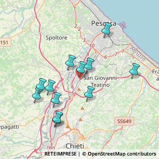 Mappa Via Tiburtina C, 65128 Pescara PE, Italia (4.03917)