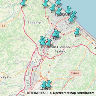Mappa Via Tiburtina C, 65128 Pescara PE, Italia (5.31563)