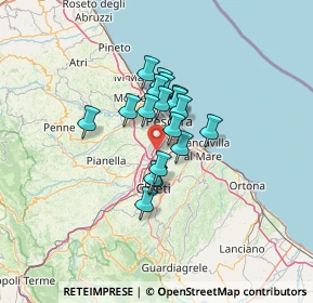 Mappa Via Tiburtina C, 65128 Pescara PE, Italia (8.70778)