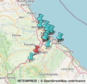 Mappa Via Tiburtina C, 65128 Pescara PE, Italia (8.08611)