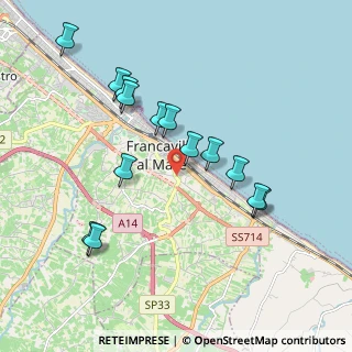 Mappa Contrada Quercetti, 66023 Francavilla al Mare CH, Italia (1.99)