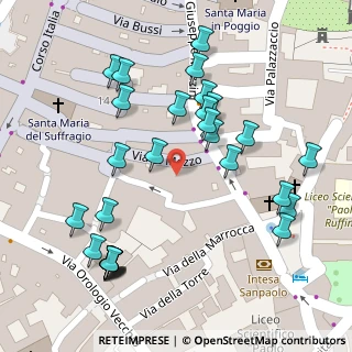 Mappa Via Giuseppe Mazzini, 01100 Viterbo VT, Italia (0.07429)
