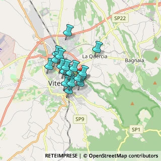 Mappa Via Monte S. Valentino, 01100 Viterbo VT, Italia (1.16294)