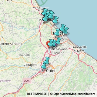 Mappa Via Monte Camicia, 65010 Spoltore PE, Italia (7.70765)