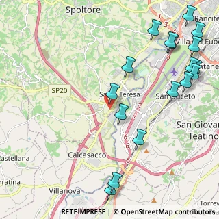 Mappa Via Monte Camicia, 65010 Spoltore PE, Italia (2.98765)