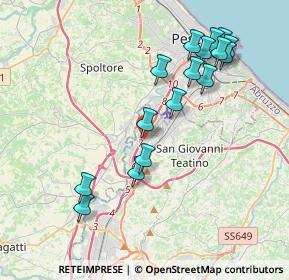 Mappa Via Nuova Chiacchiaretta, 66020 Zona Industriale Val Pescara CH, Italia (4.28875)