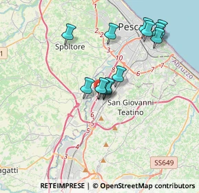 Mappa Via Nuova Chiacchiaretta, 66020 Zona Industriale Val Pescara CH, Italia (3.36308)