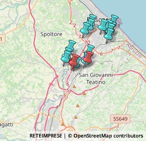 Mappa Via Nuova Chiacchiaretta, 66020 Zona Industriale Val Pescara CH, Italia (3.15412)
