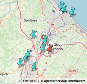 Mappa Via Nuova Chiacchiaretta, 66020 Zona Industriale Val Pescara CH, Italia (4.49182)