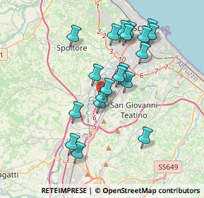 Mappa Via Nuova Chiacchiaretta, 66020 Zona Industriale Val Pescara CH, Italia (3.562)