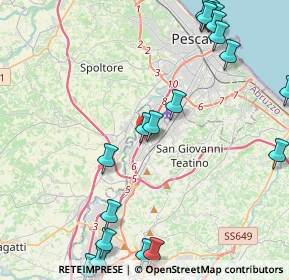 Mappa Via Nuova Chiacchiaretta, 66020 Zona Industriale Val Pescara CH, Italia (6.0255)