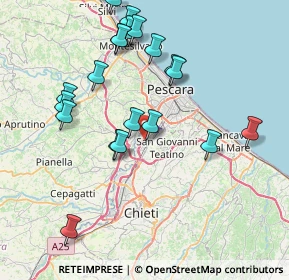 Mappa Via Nuova Chiacchiaretta, 66020 Zona Industriale Val Pescara CH, Italia (8.542)