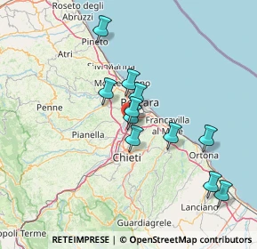 Mappa Via Nuova Chiacchiaretta, 66020 Zona Industriale Val Pescara CH, Italia (12.78455)