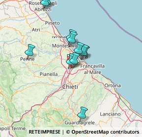 Mappa Via Nuova Chiacchiaretta, 66020 Zona Industriale Val Pescara CH, Italia (13.25)