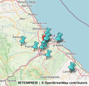 Mappa Via Nuova Chiacchiaretta, 66020 Zona Industriale Val Pescara CH, Italia (10.52154)