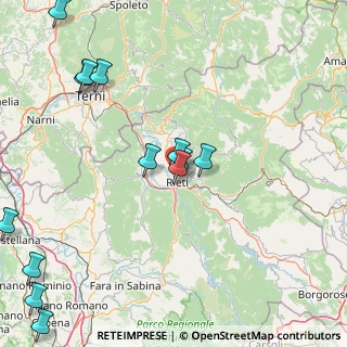 Mappa Piazzale Caravaggio, 02100 Rieti RI, Italia (24.64133)