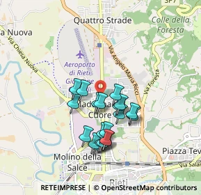 Mappa Via Giovanni Fontana, 02100 Rieti RI, Italia (0.791)
