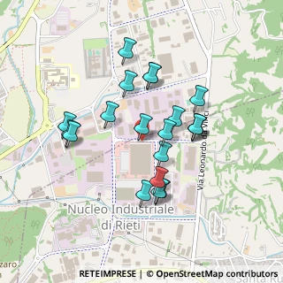 Mappa Via della Meccanica, 02015 Cittaducale RI, Italia (0.418)
