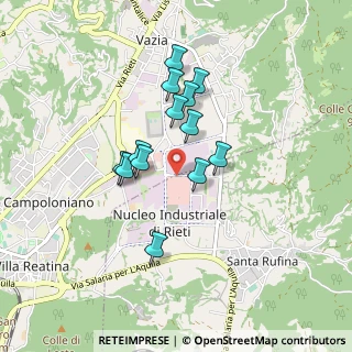 Mappa Via della Meccanica, 02015 Rieti RI, Italia (0.73)