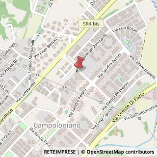 Mappa Via Palmegiani, 10, 02100 Rieti, Rieti (Lazio)