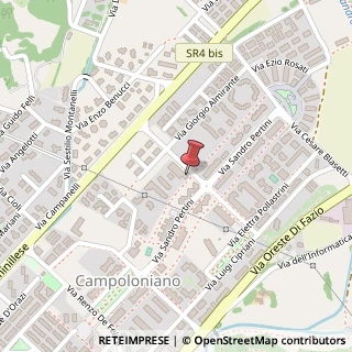 Mappa Via Palmegiani, 15/16, 02100 Rieti, Rieti (Lazio)