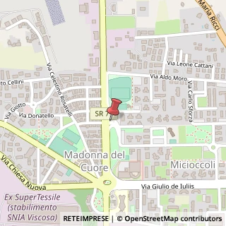 Mappa Via Ugo la Malfa, 02100 Rieti RI, Italia, 02100 Rieti, Rieti (Lazio)