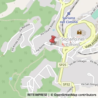 Mappa Via Roma, 12, 01038 Soriano nel Cimino, Viterbo (Lazio)