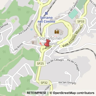 Mappa Via Santa Maria, 5, 01038 Soriano nel Cimino, Viterbo (Lazio)