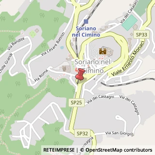 Mappa Via Benedetto Brin, 12, 01038 Soriano nel Cimino, Viterbo (Lazio)