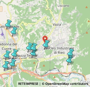 Mappa Via Palmegiani, 02100 Rieti RI, Italia (2.76)