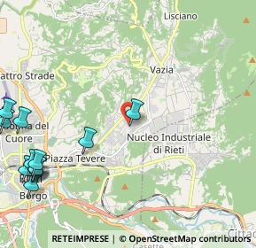 Mappa Via Palmegiani, 02100 Rieti RI, Italia (3.26167)