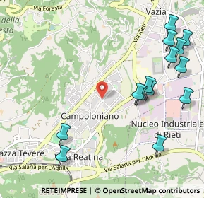 Mappa Via Palmegiani, 02100 Rieti RI, Italia (1.36643)
