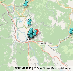 Mappa Via Palmegiani, 02100 Rieti RI, Italia (5.45091)