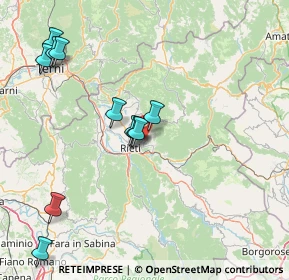 Mappa Via Palmegiani, 02100 Rieti RI, Italia (17.79182)