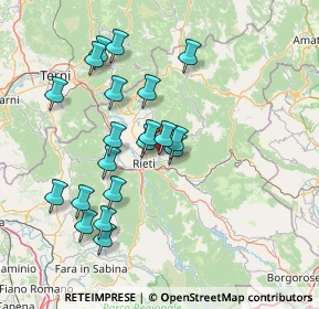 Mappa Via Palmegiani, 02100 Rieti RI, Italia (14.8675)