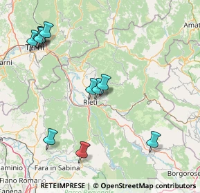 Mappa Via Palmegiani, 02100 Rieti RI, Italia (18.88909)