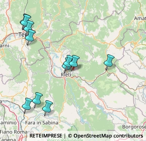 Mappa Via Palmegiani, 02100 Rieti RI, Italia (18.82182)