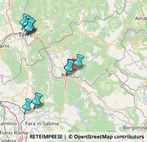 Mappa Via Palmegiani, 02100 Rieti RI, Italia (20.575)