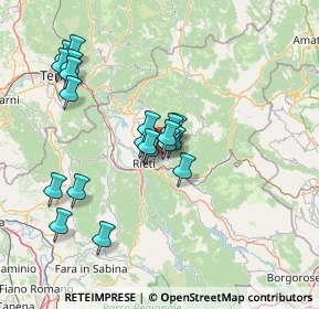 Mappa Via Palmegiani, 02100 Rieti RI, Italia (13.7755)