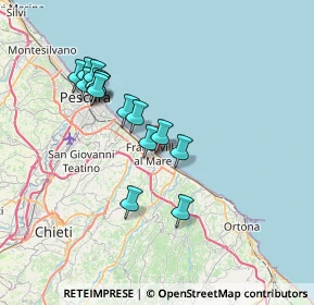 Mappa Francavilla Al Mare, 66023 Francavilla al Mare CH, Italia (6.69533)