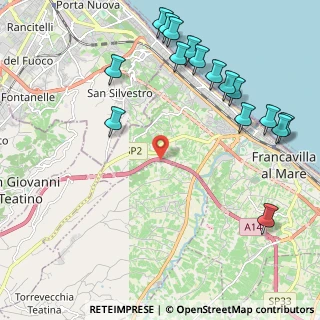 Mappa Autostrada Adriatica, 66010 Torrevecchia Teatina CH, Italia (2.78)
