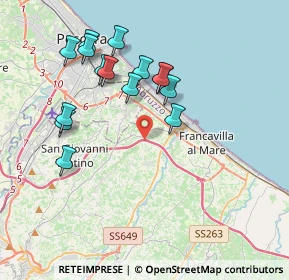 Mappa Autostrada Adriatica, 66023 Francavilla al mare CH, Italia (3.91133)