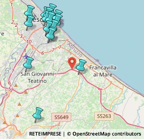 Mappa Autostrada Adriatica, 66023 Francavilla al mare CH, Italia (5.33438)