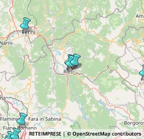 Mappa Via Palmiro Togliatti, 02100 Rieti RI, Italia (33.86786)