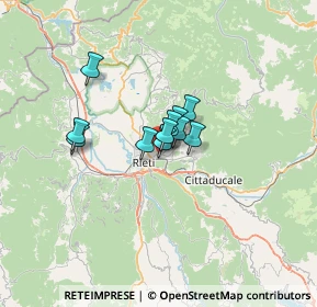 Mappa Via Palmiro Togliatti, 02100 Rieti RI, Italia (3.78091)