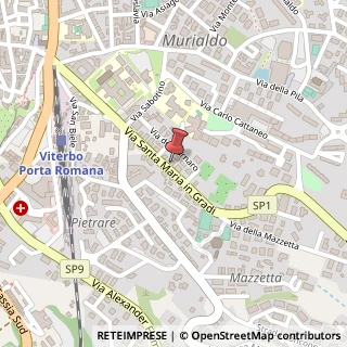 Mappa Via Santa Maria in Gradi, 42, 01100 Viterbo, Viterbo (Lazio)