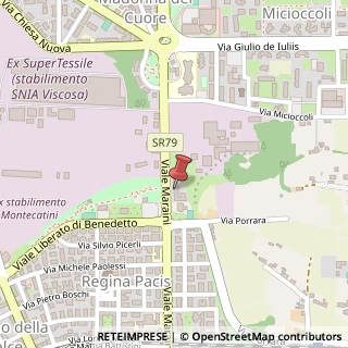 Mappa Viale Emilio Maraini, 109, 02100 Rieti, Rieti (Lazio)
