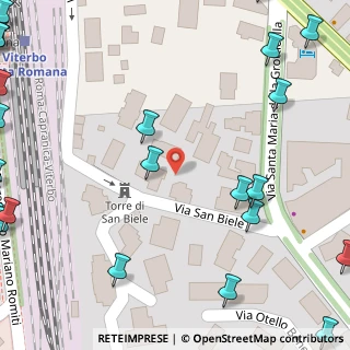 Mappa Via San Biele, 01100 Viterbo VT, Italia (0.13556)